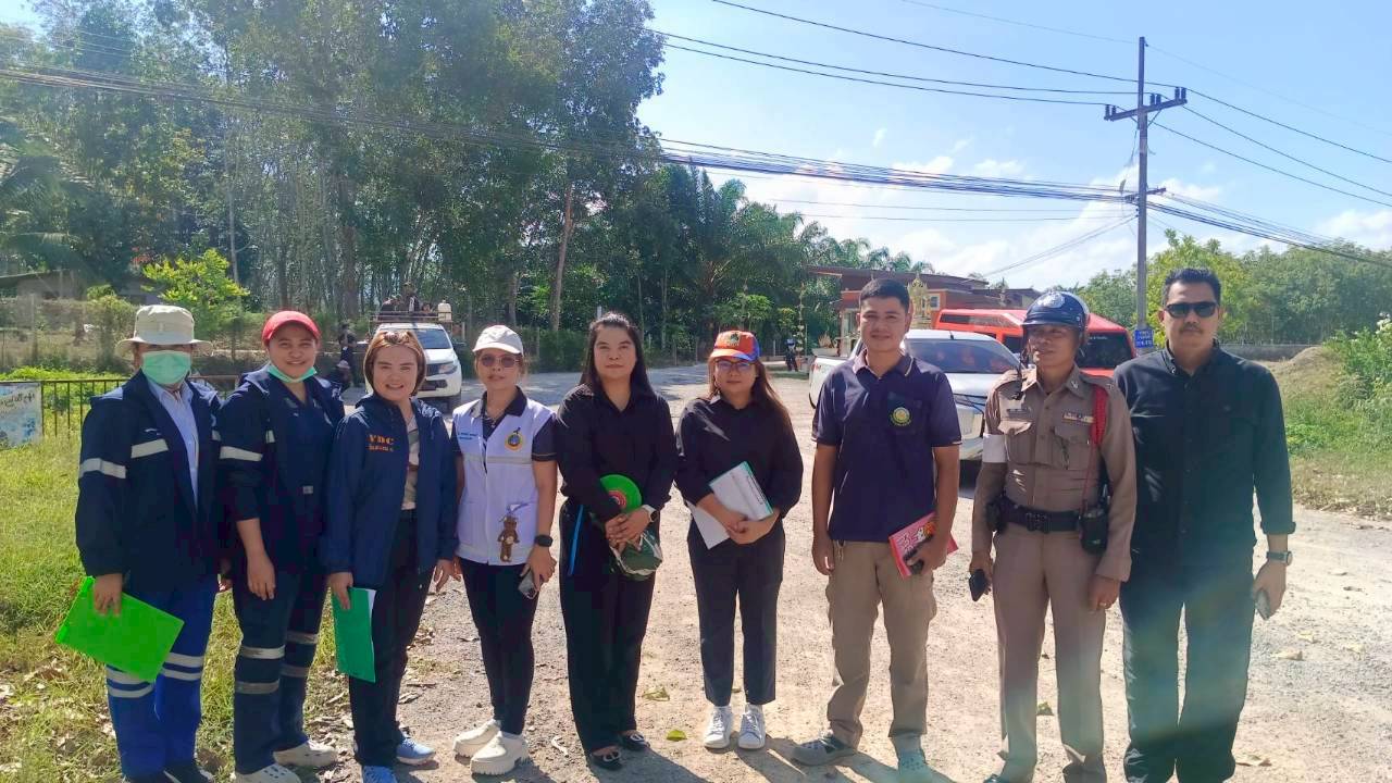 ร่วมออกวิเคราะห์สาเหตุการเสียชีวิตด้วยอุบัติเหตุ ร่วมกับคณะกรรมการศูนย์ปฏิบัติการป้องกันความปลอดภัยทางถนนอำเภอพนม ในพื้นที่ตำบลพนมและตำบลคลองศก